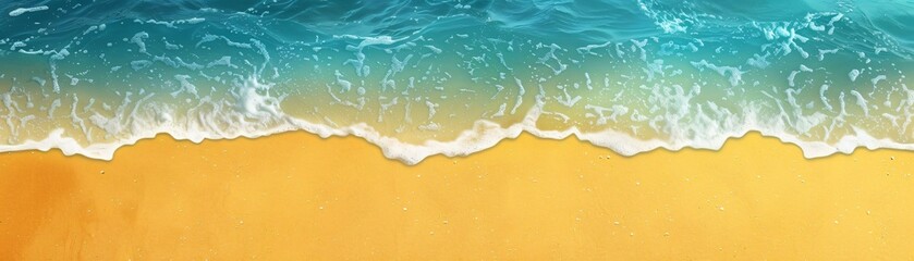 Abstract aerial view of a beach with vibrant colors and intricate patterns featuring sharp contrasts and fluid lines ideal for a stylish wallpaper