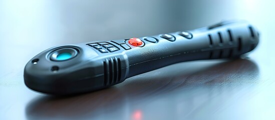 Wall Mural - Close-up of a remote control on a table