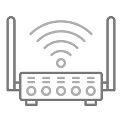 Sticker - Wireless router Icon