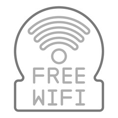 Wall Mural - Wifi Icon