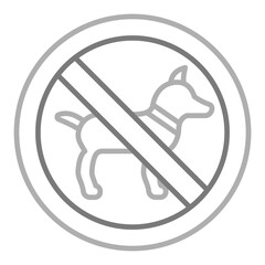 Wall Mural - No dog Icon