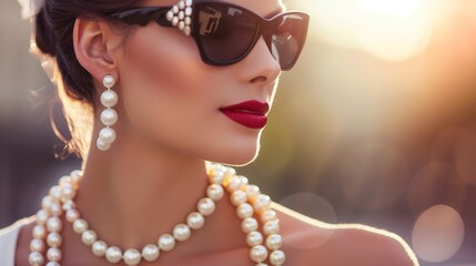 Pearls in modern fashion add a stylish and elegant touch, offering timeless sophistication to any outfit.