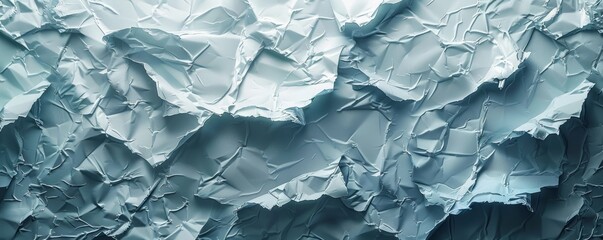 Sticker - Shredded Crumpled Paper Texture Background, 4K hyperrealistic photo