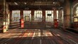 © Eleanor Richards - A modern, renovated boxing gym featuring red ropes and large, sunlit windows, creating a vibrant and energetic environment perfect for training and exercise.