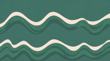 Wall Mural - flat abstract green background 