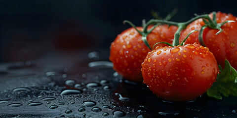 Wall Mural - Tomatoes close-up