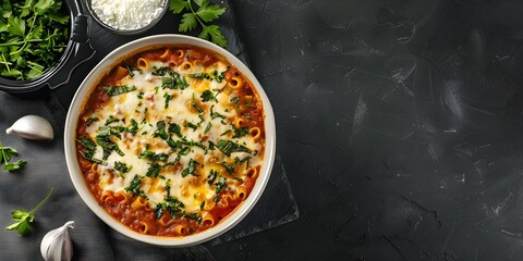 Canvas Print - Repurpose leftover lasagna noodles into a cozy lasagna soup for a comforting meal. Concept Leftover Lasagna Noodle Recipes, Cozy Lasagna Soup, Comforting Meals, Kitchen Hacks