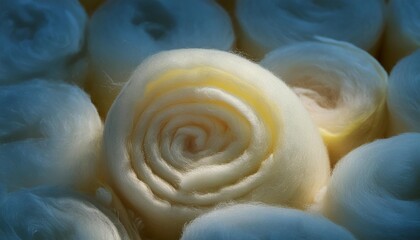 Canvas Print - glass wool insulation as a background texture