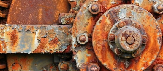 Poster - Rusty Gear Wheel