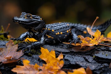 Wall Mural - Chinese Alligator in nature