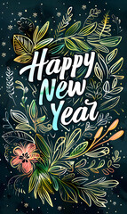 Naklejka na meble Celebration text 