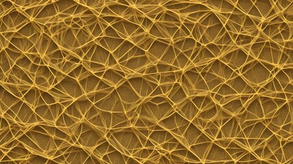 A splendid view made of a golden colour net
