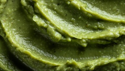 Wall Mural - guacamole sauce texture closeup