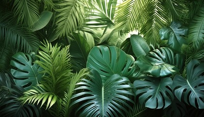 Wall Mural - tropic background