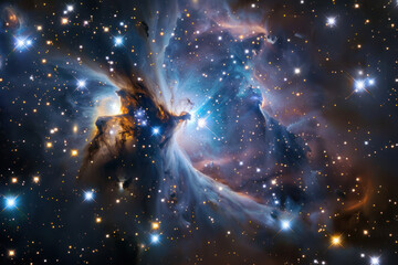 a galaxy full of colorful stars