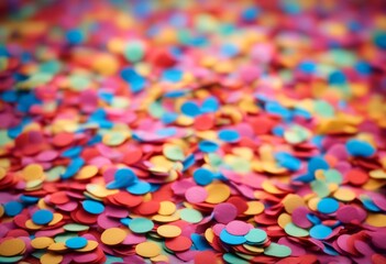 Wall Mural - confetti olated colorful