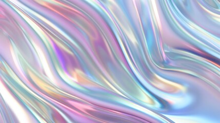 Sticker - Abstract Holographic Background