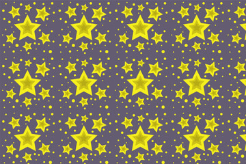 Canvas Print - Stars pattern