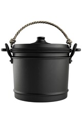 Poster - Black metal container with rope handle