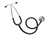 © Marco Mamdouh - Black stethoscope isolated on white background.