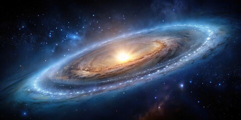 Wall Mural - of a galaxy with a newly formed star , galaxy, birth, star, space, universe, cosmic, astronomy, cele