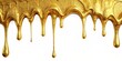 © Sujid - Melted gold dripping isolated on background cutout, gold, dripping, liquid, metal, shiny, luxurious, design element