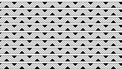 Sticker - Clean Traditional African Tribal Pattern with Triangles