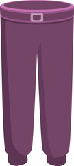 Poster - Purple sport pants with belt, perfect for a workout session at the gym