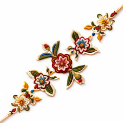 Sticker - Rakhi with floral motifs