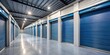 © Sujid - Self storage units with closed doors in a modern facility, storage, self storage, units, closed doors, , warehouse