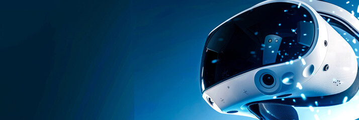 close up VR on white and dark background for advertising