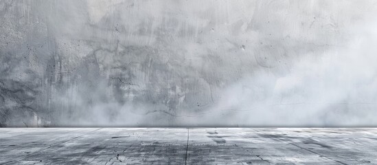 Leinwandbilder - Design with a concrete wall texture as a background, creating a blank space for text or product images.