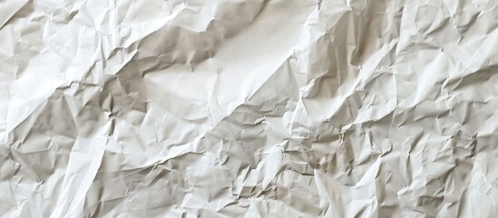 Canvas Print - Textured white paper background with grunge wrinkles, perfect for copy space image.