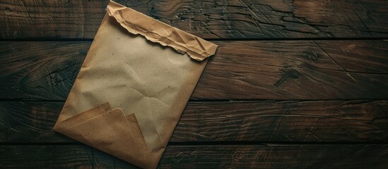 Poster - Envelope with a blank space for an image.