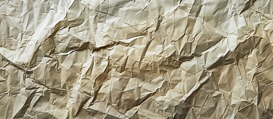 Poster - Image featuring unprimed artist's canvas with a coarse grain texture, crumpled in a vignette style, providing a sample with copy space.