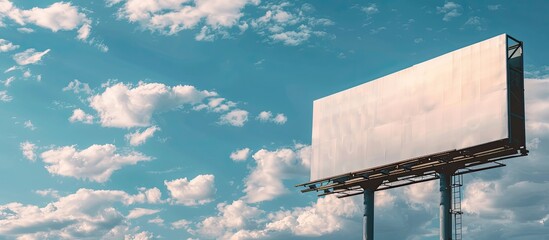 Poster - Outdoor advertising billboard with empty copy space image available.