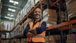 © VLA Studio - The warehouse worker smiling