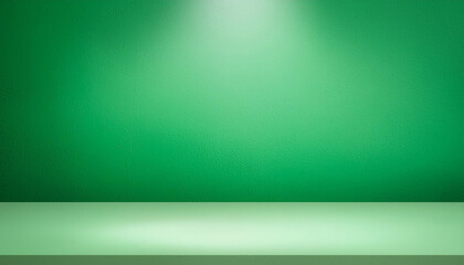 Sticker - Empty green background studio for showing or design concept