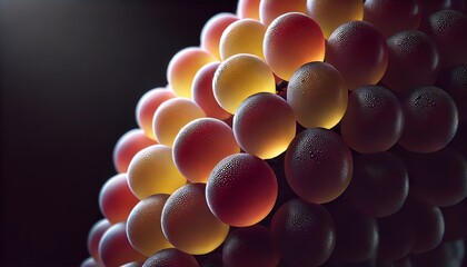 Wall Mural - An image of fresh, ripe grapes