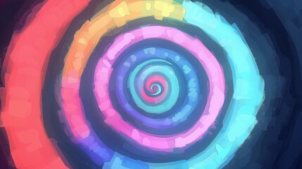 Poster - An abstract concentric circles