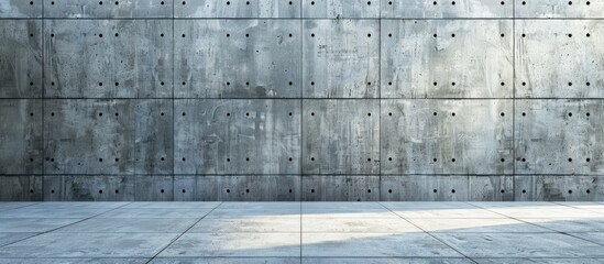 Leinwandbilder - Design with a concrete wall texture as a background, creating a blank space for text or product images.