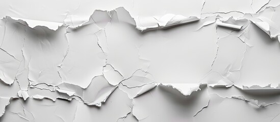 Aufkleber - Background banner wallpaper with a pristine white paper texture for use with copy space image.
