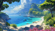 © Mustafa - Sandy beaches, warm sunlight, and clear skies are perfect for a summer getaway. So take a break from your daily routine and enjoy the beauty of nature by the sea.