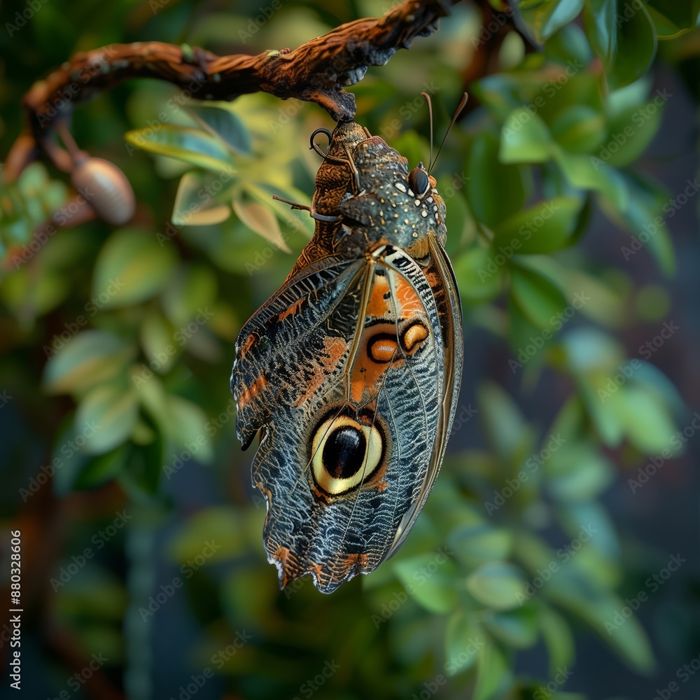 Butterfly Emerging from Chrysalis- Photograph a butterfly at the moment ...