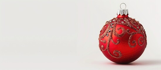 Poster - Festive Christmas ornament with copy space image