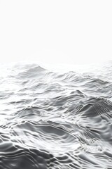 Wall Mural - Plain bright water ocean wave background Generative Ai