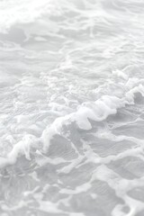 Wall Mural - Plain bright water ocean wave background Generative Ai