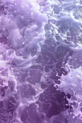 Wall Mural - Purple sea foam background Generative Ai