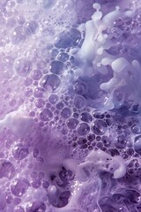 Wall Mural - purple sea foam background generative ai