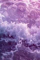 Wall Mural - purple sea foam background generative ai